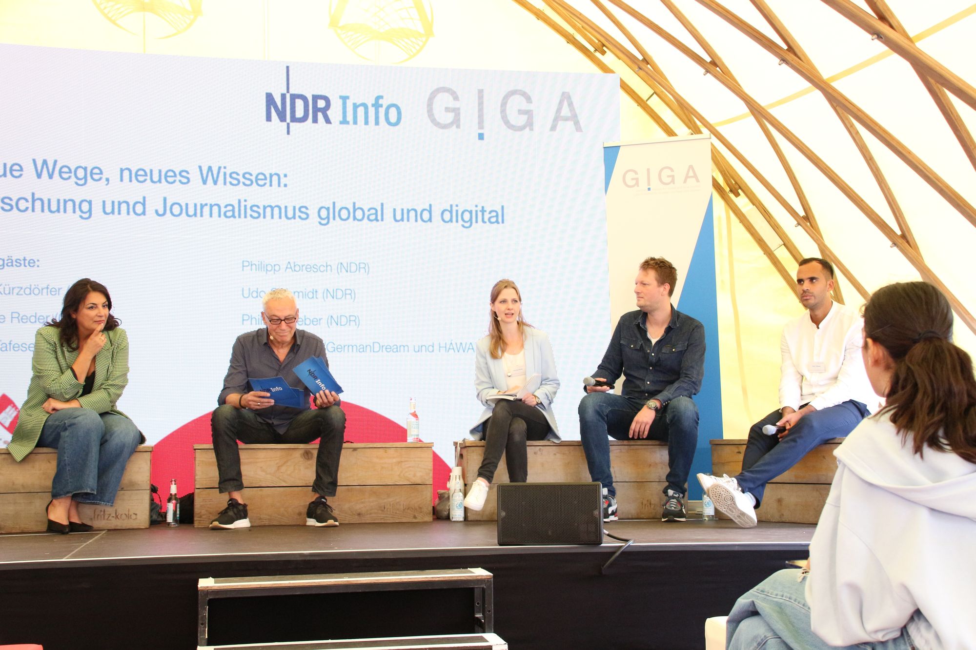 Panel discussion at the Festival on German Unity Day 2023 in Hamburg