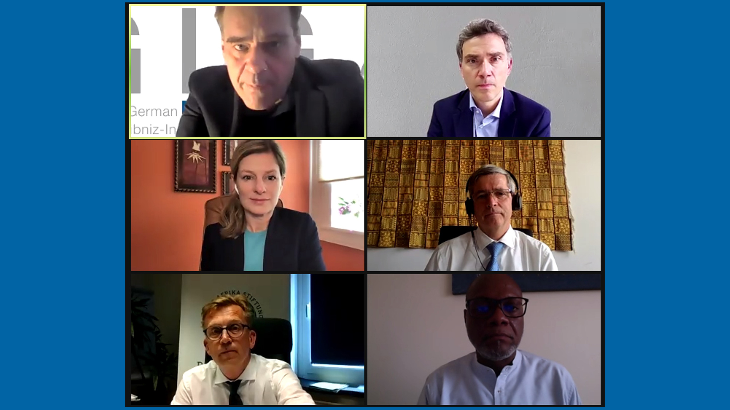 Screenshot "US Africa Policy: New Priorities under President Biden?"