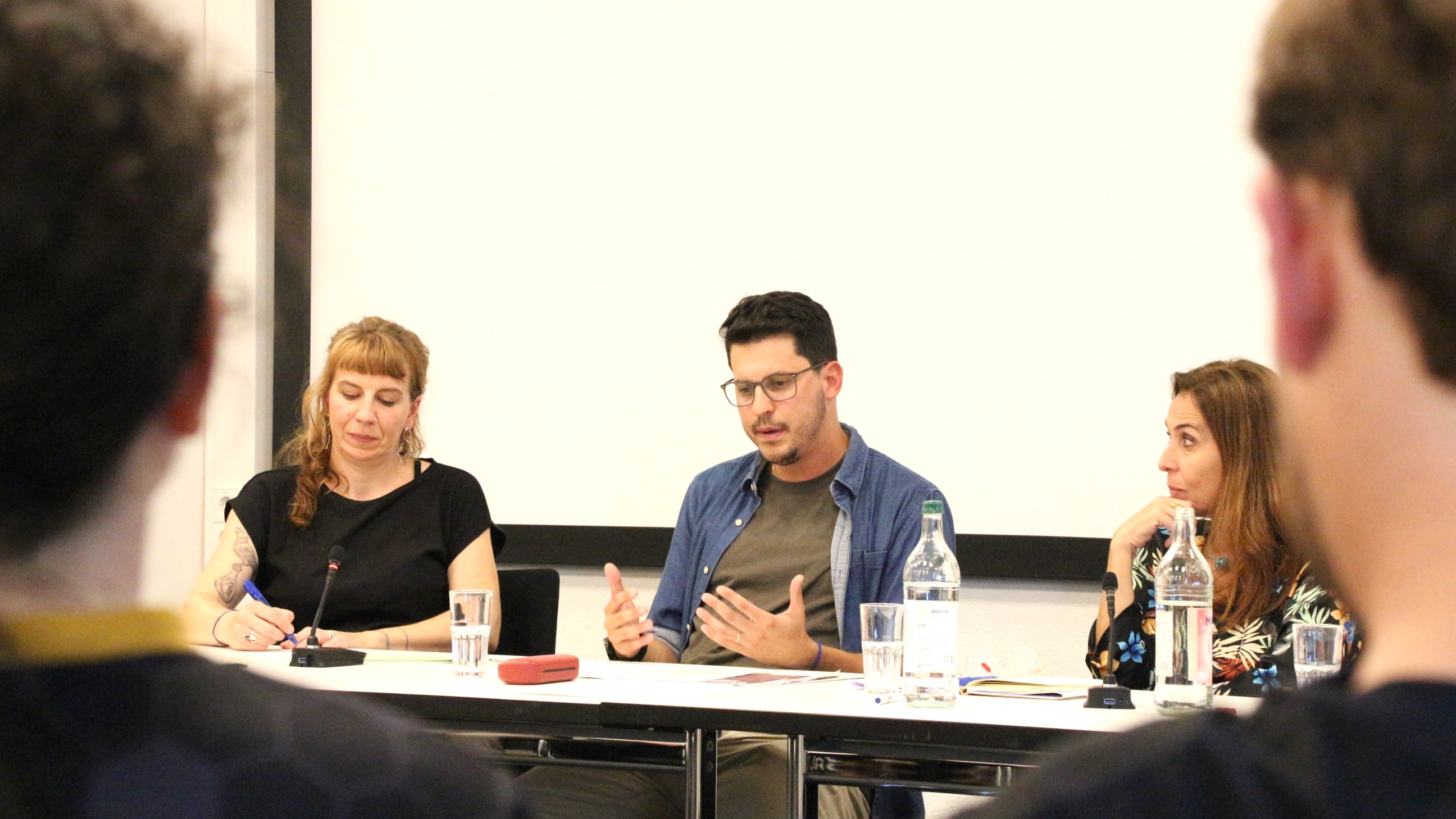 Pictures of the panel discussion