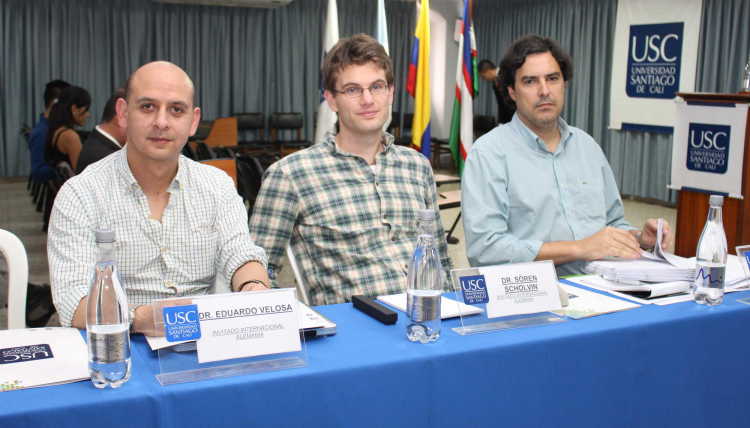 Pictures of Dr. Eduardo Velosa, Dr. Sören Scholvin, Dr. Alexander Fuccille