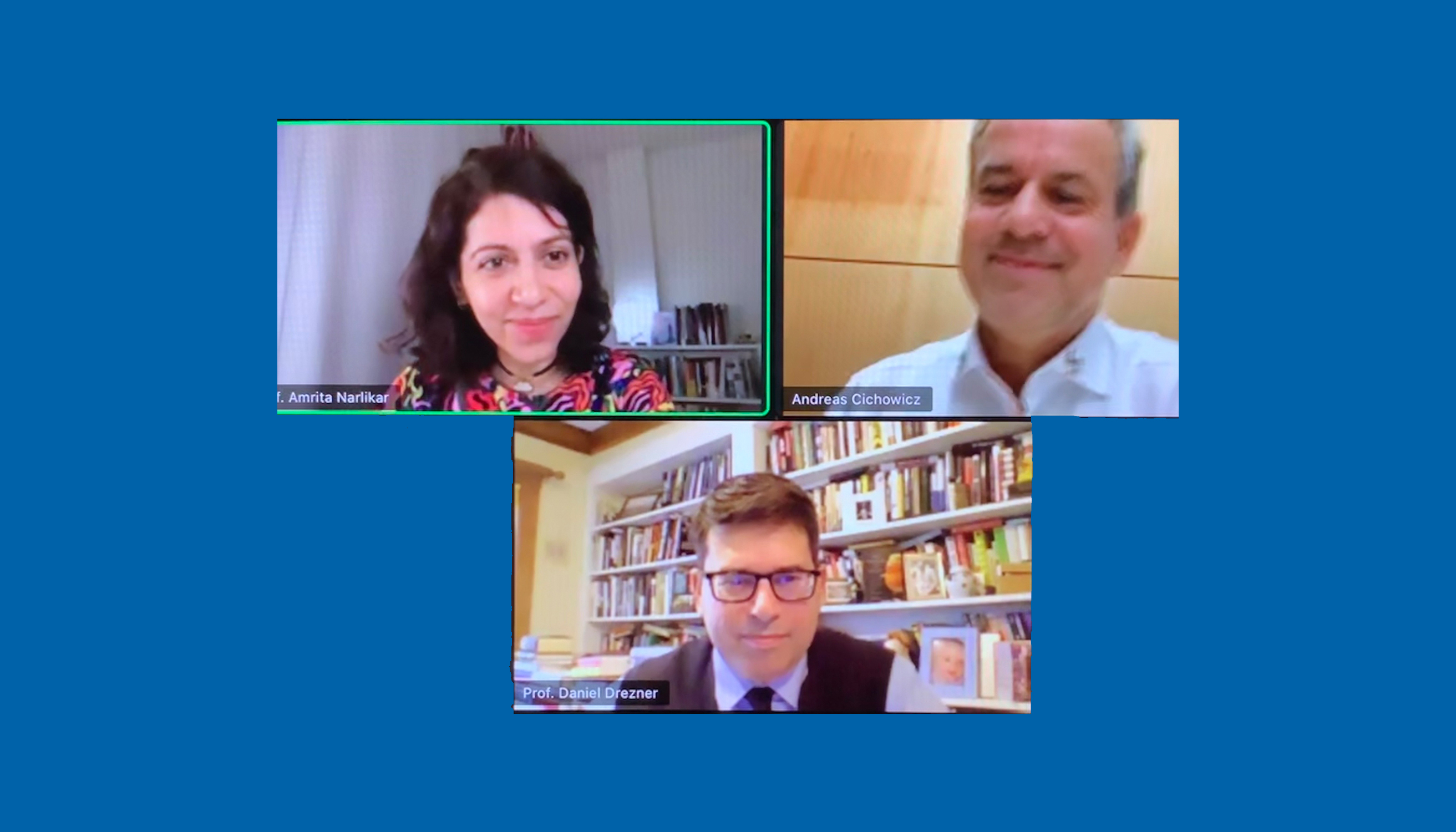 Screenshot of the online event. 