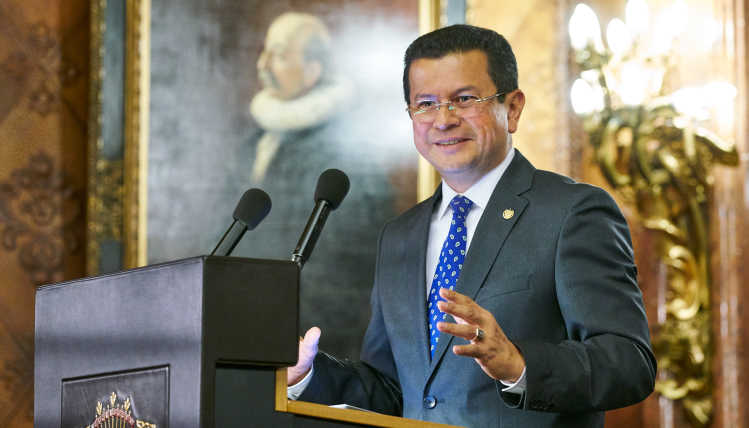 Picture of Hugo Martínez, Foreign Minister of the Republic of El Salvador 