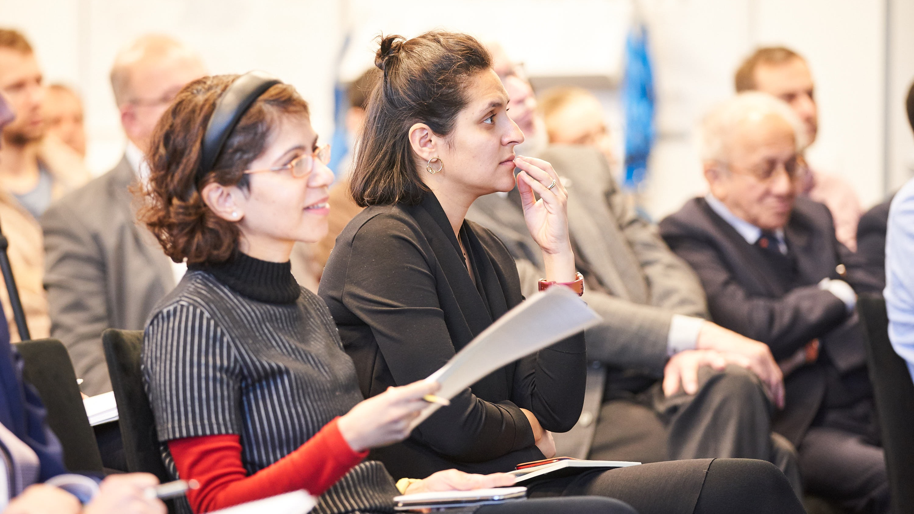 Amrita Narlikar and audience