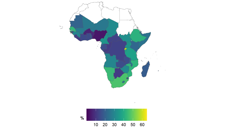 Share of Women in Parliament in Sub-Saharan Africa as of 1 March 2022
