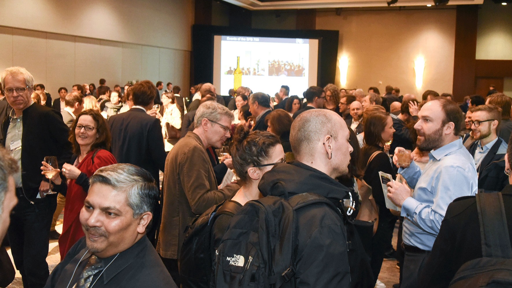 Leute auf dem Empfang