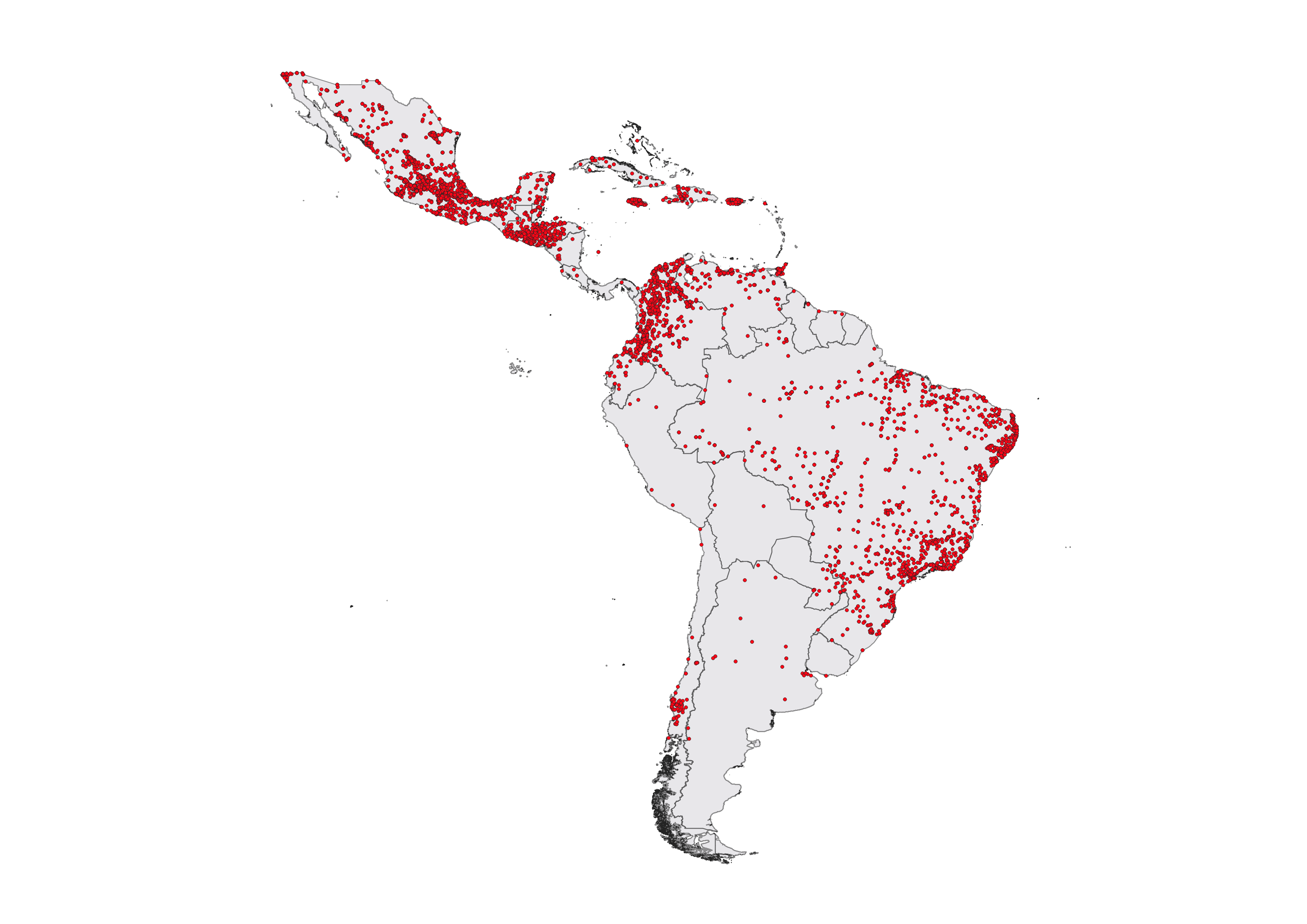 Grafik zeigt Gebiete mit Gewalt gegen Zivilisten im Jahr 2022