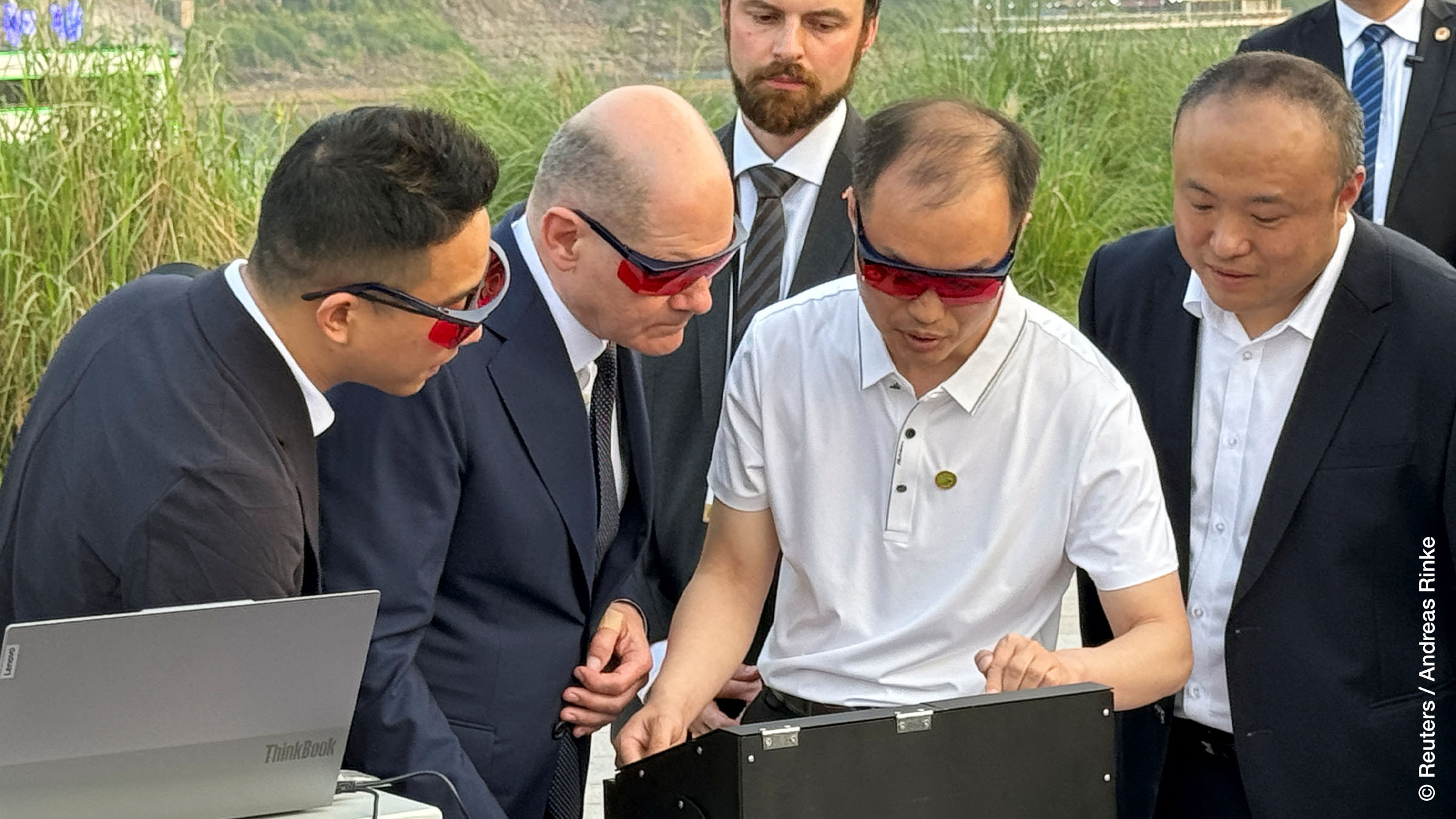 German chancellor Scholz in Asia