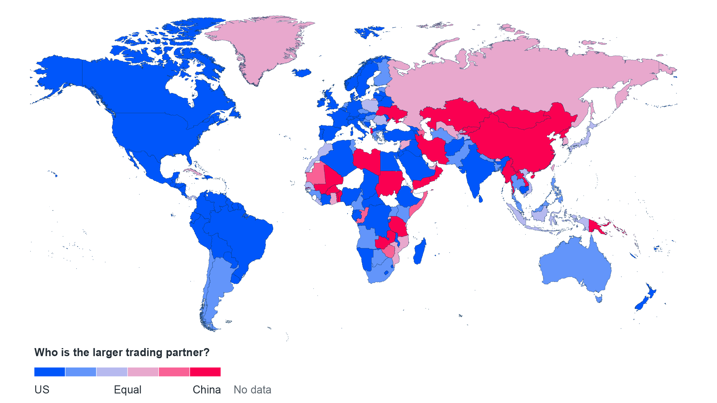 Between 2004 and 2023, the United States lost its position as the main trading and investment partner of several Latin American countries, with China taking its place in almost all of South America.